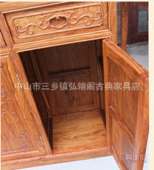 【自主品牌非洲黄花梨红木古典家具玻璃酒柜展示柜储物柜古董书柜厂家直销66G-66宽138CM深42CM高195CM】中山市三乡镇弘翊阁古典家具店 - 产品库