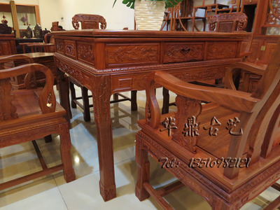 【厂家直销 东阳木雕 红木家具 非洲花梨象头麻将桌 自动麻将桌】价格,厂家,图片,麻将桌/麻将机,东阳市大联华鼎仿古工艺厂-