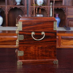 大叶黄花梨官皮箱 承古韵，纳方寸，红木工艺的精致典藏